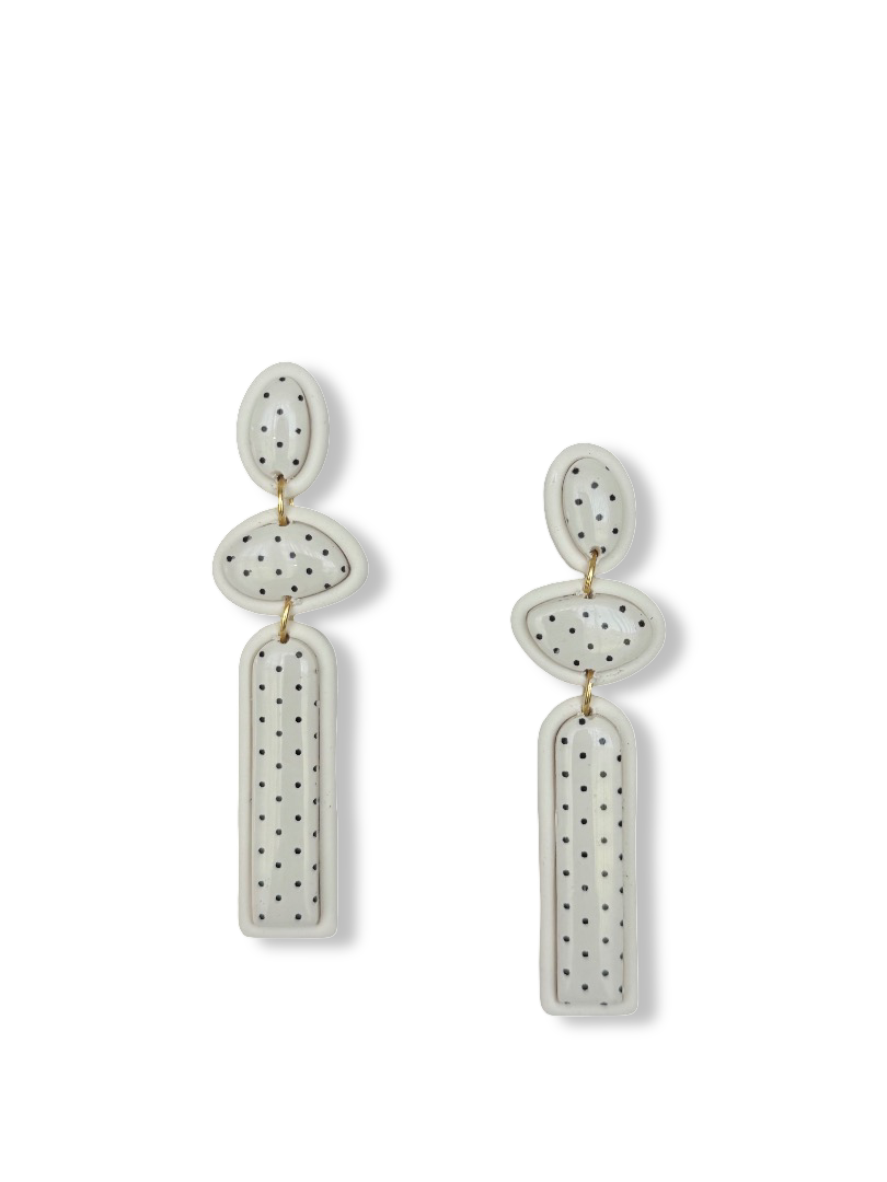 AYLA - Ivory & Polka dot