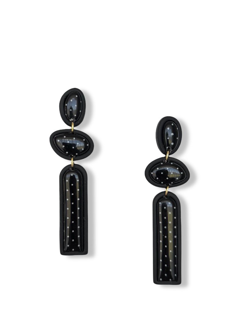 AYLA - Black & Polka dot